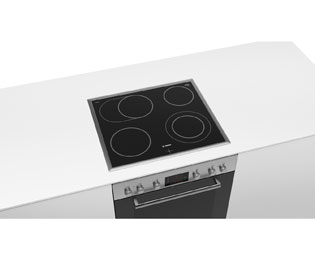 Bosch Hnd611ls65 Einbauherd Set Mit Glaskeramik Kochfeld Edelstahl