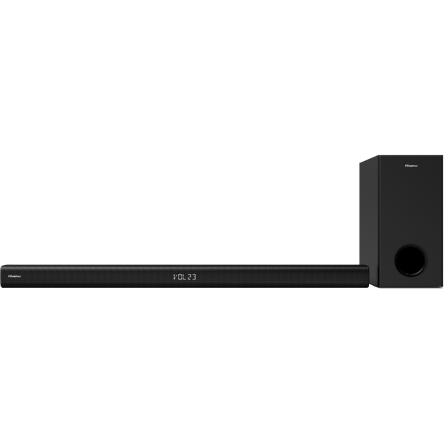 Hisense HS218 Bluetooth-Soundbar 200 Watt mit Subwoofer [Kabellos] - Schwarz