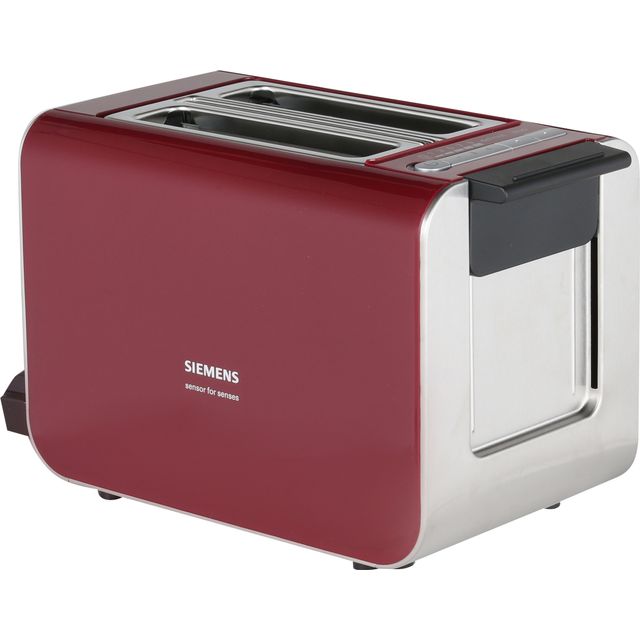 Siemens TT86104 Toaster mit 9 Röstgradstufen und quartzRoast System - Rot