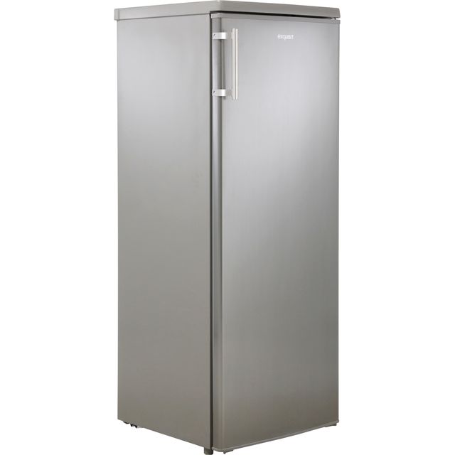Exquisit KS325-V-H-040E Kühlschrank, Inoxlook, Energieeffizienzklasse E