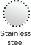Available in stainless steel