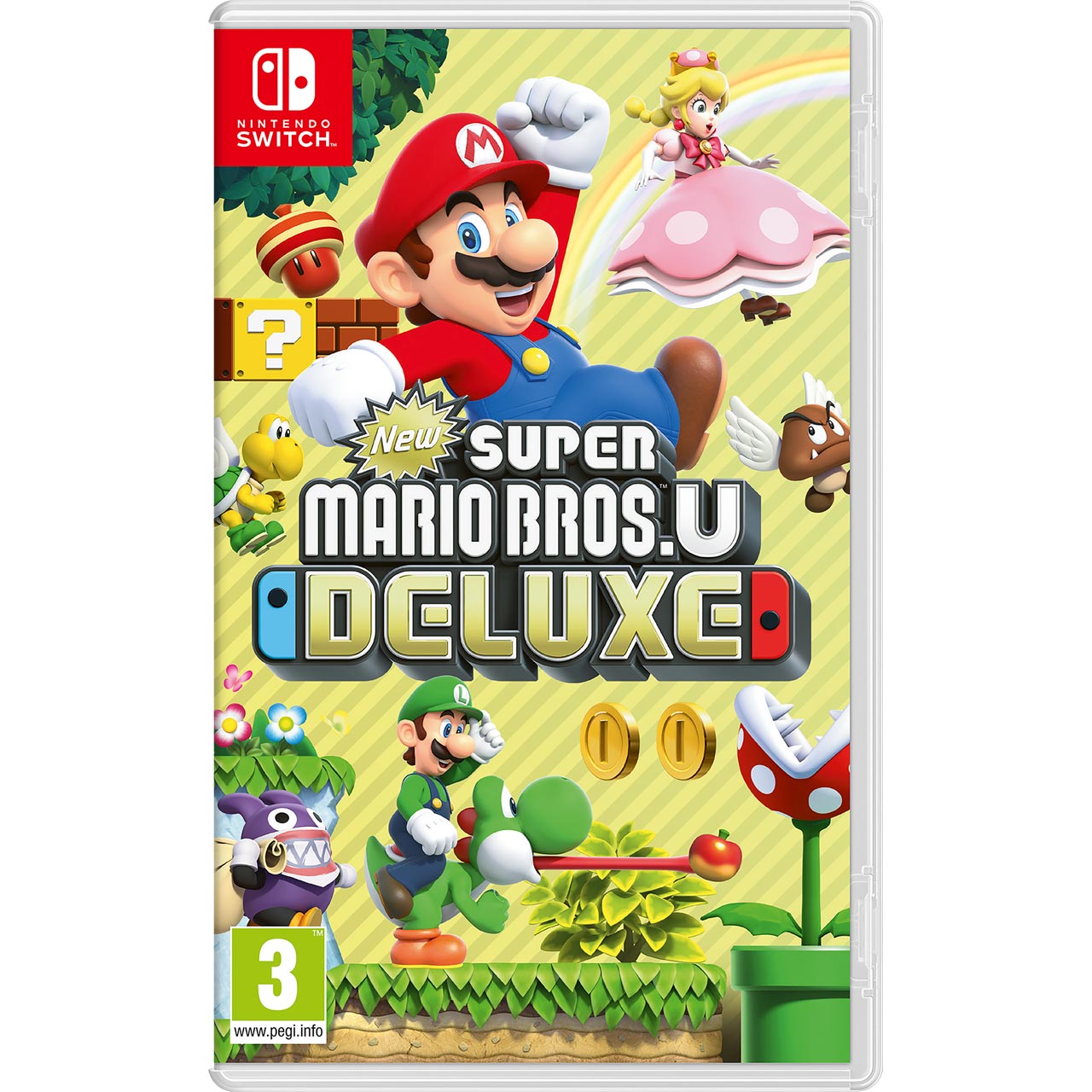 Photos - Game Nintendo New Super Mario Bros. U Deluxe for Switch, White 2525646