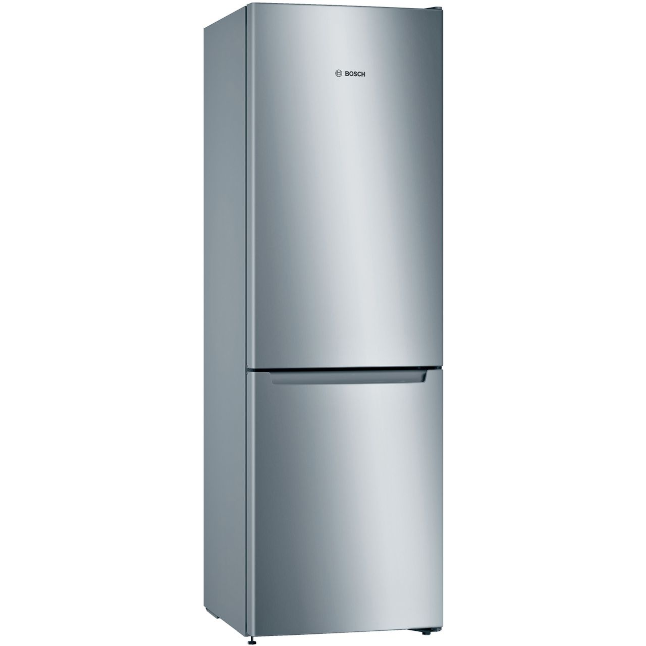Bosch Series 2 KGN33NLEAG 60/40 Frost Free Fridge Freezer - Stainless Steel Effect - E Rated, Stainless Steel