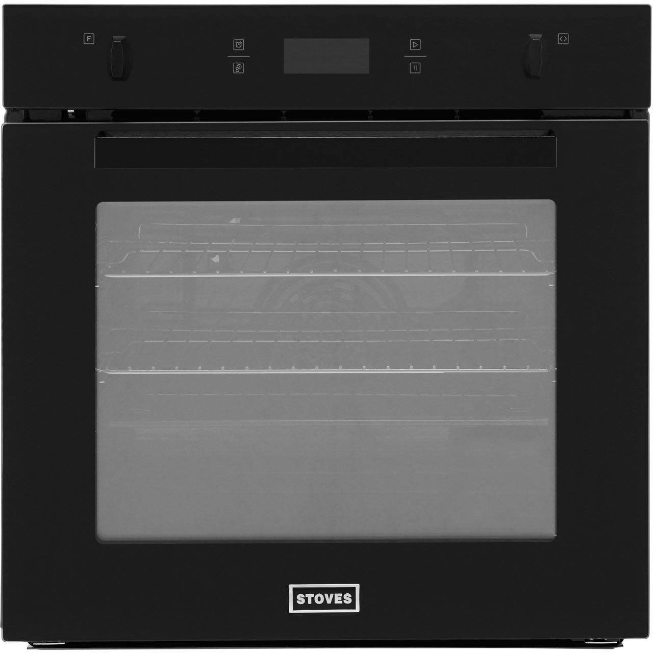 Stoves SEB602PY Built In Electric Single Oven with Pyrolytic Cleaning - Black - A Rated, Black